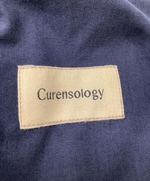 Curensology（カレンソロジー）Curensology (カレンソロジー) タックパンツ ネイビー サイズ:38の古着・服飾アイテム