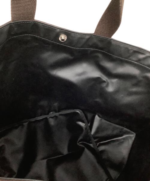 Herve Chapelier（エルベシャプリエ）Herve Chapelier (エルベシャプリエ) トートバッグ ネイビー×ブラウンの古着・服飾アイテム