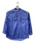 Graphpaper（グラフペーパー）の古着「Broad L/S Oversized Band Collar Shirt」｜ブルー