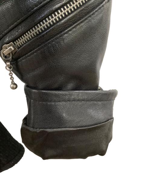 CRAZY JET（クレイジージェット）CRAZY JET (クレイジージェット) ダブルライダースジャケット ブラック サイズ:4の古着・服飾アイテム