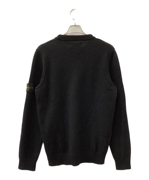 STONE ISLAND（ストーンアイランド）STONE ISLAND (ストーンアイランド) ニット ブラック サイズ:Lの古着・服飾アイテム
