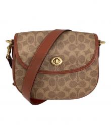 COACH（コーチ）の古着「ショルダーバッグ」｜ブラウン×ベージュ