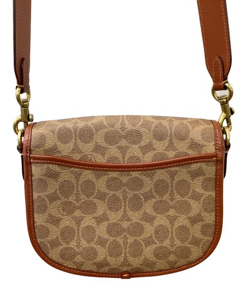 COACH（コーチ）COACH (コーチ) ショルダーバッグ ブラウン×ベージュの古着・服飾アイテム