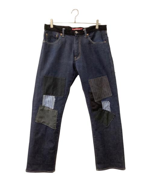 LEVI'S（リーバイス）LEVI'S (リーバイス) JUNYA WATANABE COMME des GARCONS (ジュンヤワタナベ コムデギャルソン) パッチワークデニム インディゴ サイズ:Mの古着・服飾アイテム