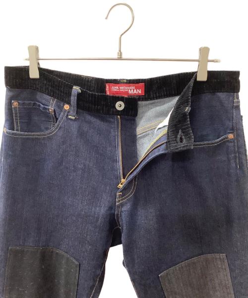 LEVI'S（リーバイス）LEVI'S (リーバイス) JUNYA WATANABE COMME des GARCONS (ジュンヤワタナベ コムデギャルソン) パッチワークデニム インディゴ サイズ:Mの古着・服飾アイテム