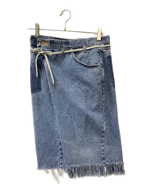 MAISON EUREKA（メゾンエウレカ）MAISON EUREKA (メゾンエウレカ) VINTAGE REWORK BIGGY SHORTS インディゴ サイズ:Freeの古着・服飾アイテム