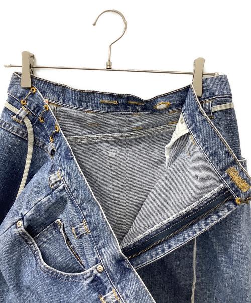 MAISON EUREKA（メゾンエウレカ）MAISON EUREKA (メゾンエウレカ) VINTAGE REWORK BIGGY SHORTS インディゴ サイズ:Freeの古着・服飾アイテム