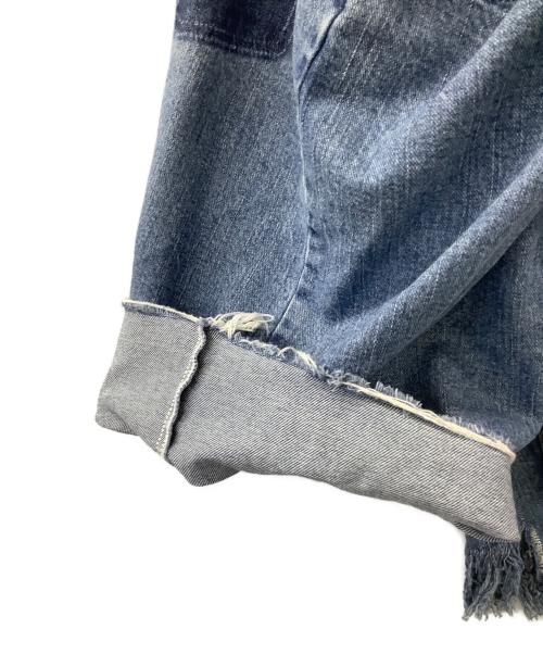 MAISON EUREKA（メゾンエウレカ）MAISON EUREKA (メゾンエウレカ) VINTAGE REWORK BIGGY SHORTS インディゴ サイズ:Freeの古着・服飾アイテム