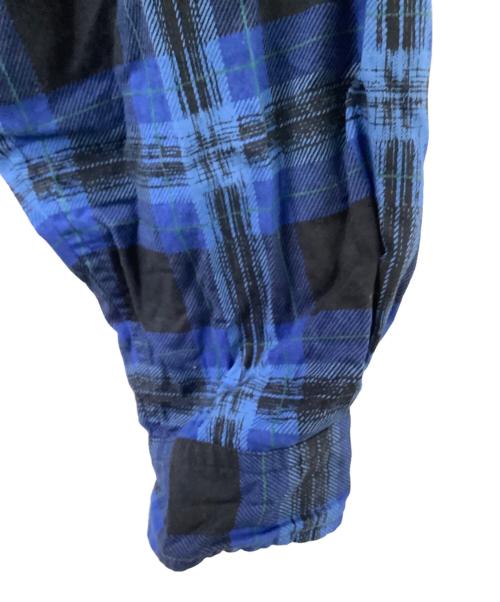 SSZ（エスエスズィー）SSZ (エスエスズィー) BEAMS (ビームス) 長袖シャツ ブラック×ブルー サイズ:Lの古着・服飾アイテム