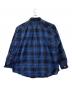 SSZ (エスエスズィー) BEAMS (ビームス) 長袖シャツ ブラック×ブルー サイズ:L：12000円