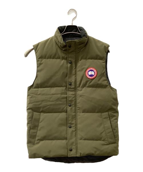 CANADA GOOSE（カナダグース）CANADA GOOSE (カナダグース) GARSON VEST カーキ サイズ:Mの古着・服飾アイテム