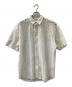SOFTHYPHEN（ソフトハイフン）の古着「DAMASK PATTERNED LACE S/S SHIRT」｜ホワイト