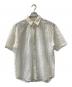 SOFTHYPHEN（ソフトハイフン）の古着「DAMASK PATTERNED LACE S/S SHIRT」｜ホワイト
