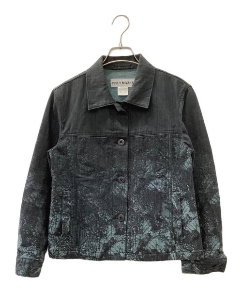 ISSEY MIYAKE（イッセイミヤケ）ISSEY MIYAKE (イッセイミヤケ) デニムジャケット グレー サイズ:3の古着・服飾アイテム