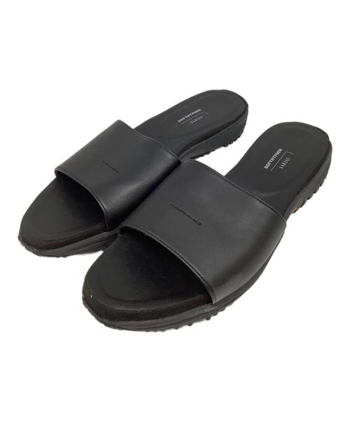 SOFTHYPHEN（ソフトハイフン）SOFTHYPHEN (ソフトハイフン) SAKIAS (サキアス) 5ステッチサンダル ブラック サイズ:表記なしの古着・服飾アイテム