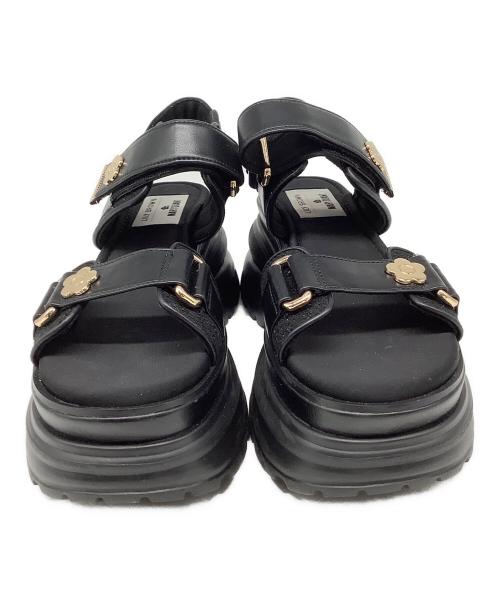 Lily Brown（リリーブラウン）Lily Brown (リリーブラウン) MARY OUANT デイジーロゴスニーカーソールサンダル ブラック サイズ:Lの古着・服飾アイテム