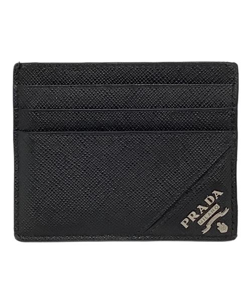 PRADA（プラダ）PRADA (プラダ) カードケース ブラックの古着・服飾アイテム