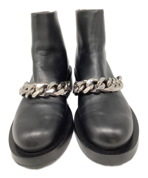 GIVENCHY（ジバンシィ）GIVENCHY (ジバンシィ) チェーンブーツ ブラック サイズ:表記なしの古着・服飾アイテム
