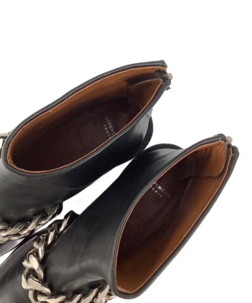 GIVENCHY（ジバンシィ）GIVENCHY (ジバンシィ) チェーンブーツ ブラック サイズ:表記なしの古着・服飾アイテム