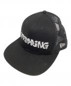 New Era×THE OFFSPRINGニューエラ×ザオフスプリング）の古着「メッシュキャップ」｜ブラック