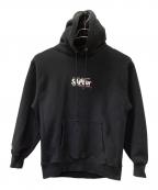 SAPEur×浜田雅功サプール×ハマダマサトシ）の古着「バックプリント プルオーバーパーカー」｜ブラック