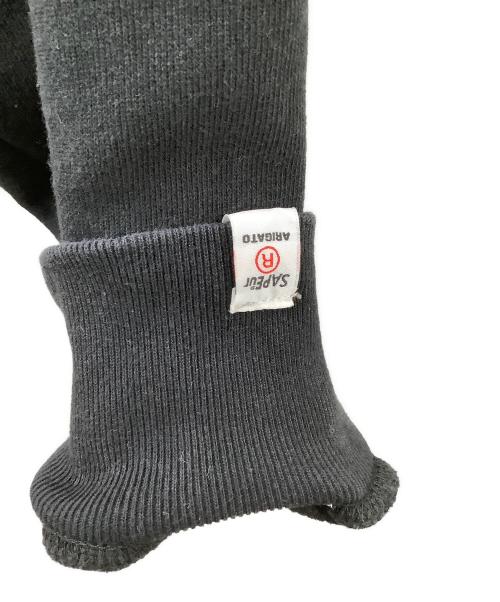 SAPEur（サプール）SAPEur (サプール) 浜田雅功 (ハマダマサトシ) バックプリント プルオーバーパーカー ブラック サイズ:Lの古着・服飾アイテム