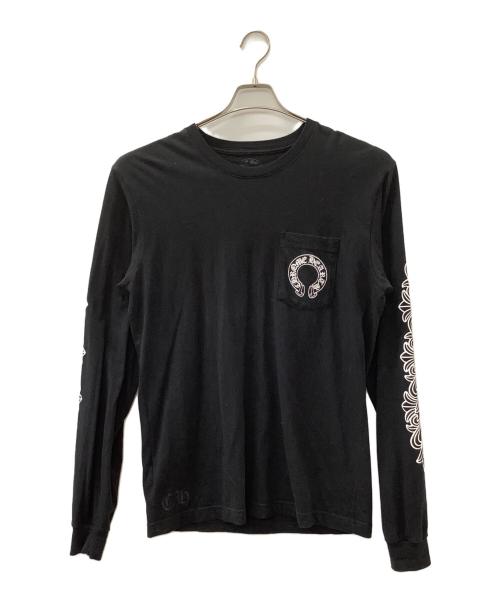 CHROME HEARTS（クロムハーツ）CHROME HEARTS (クロムハーツ) Froral Horse shoe Long sleeve ブラック サイズ:Lの古着・服飾アイテム