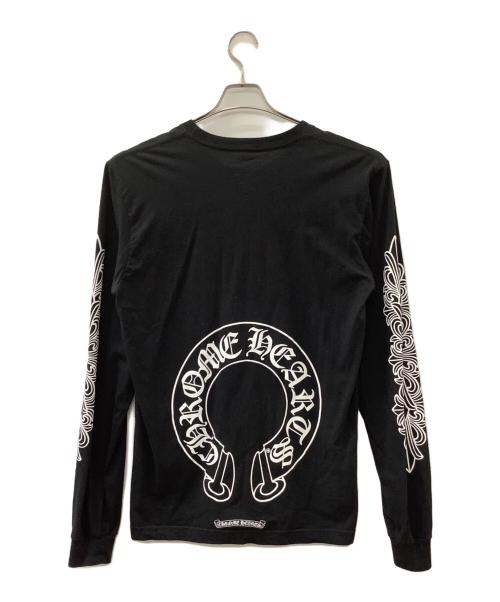 CHROME HEARTS（クロムハーツ）CHROME HEARTS (クロムハーツ) Froral Horse shoe Long sleeve ブラック サイズ:Lの古着・服飾アイテム