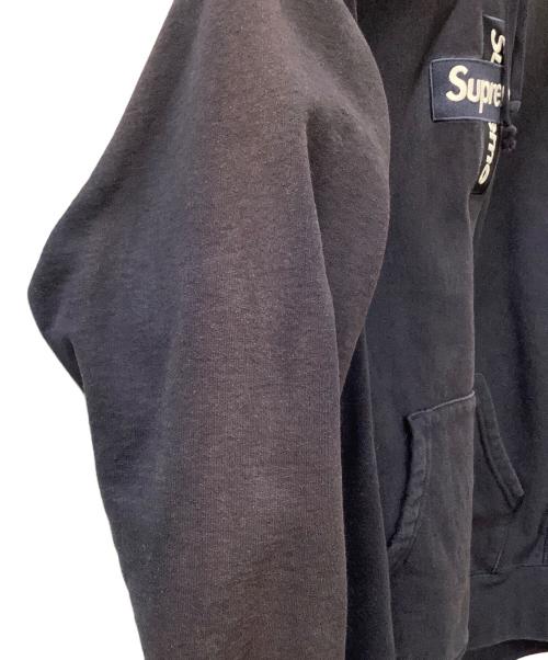SUPREME（シュプリーム）SUPREME (シュプリーム) Cross Box Logo Hooded Sweatshirt ネイビー サイズ:Lの古着・服飾アイテム