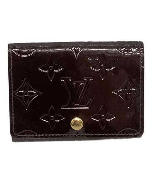 LOUIS VUITTON（ルイ ヴィトン）LOUIS VUITTON (ルイ ヴィトン) ヴェルニアンヴェロップ・カルト・ドゥ・ヴィジット アマラントの古着・服飾アイテム