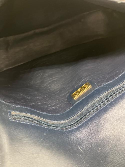 GUCCI（グッチ）GUCCI (グッチ) ショルダーバッグ グレー×ネイビーの古着・服飾アイテム