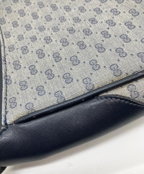 GUCCI（グッチ）GUCCI (グッチ) ショルダーバッグ グレー×ネイビーの古着・服飾アイテム
