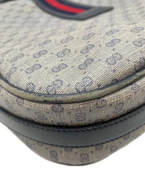 GUCCI（グッチ）GUCCI (グッチ) ショルダーバッグ グレー×ネイビーの古着・服飾アイテム