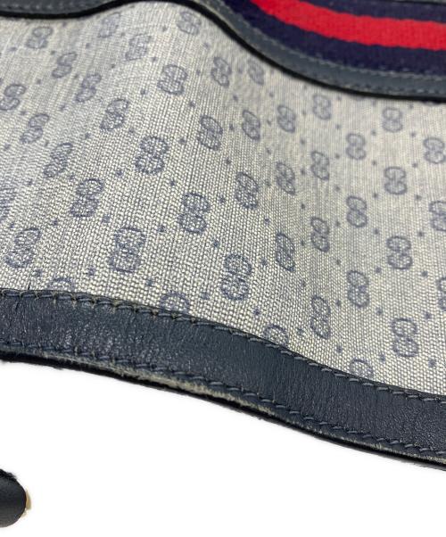 GUCCI（グッチ）GUCCI (グッチ) ショルダーバッグ グレー×ネイビーの古着・服飾アイテム