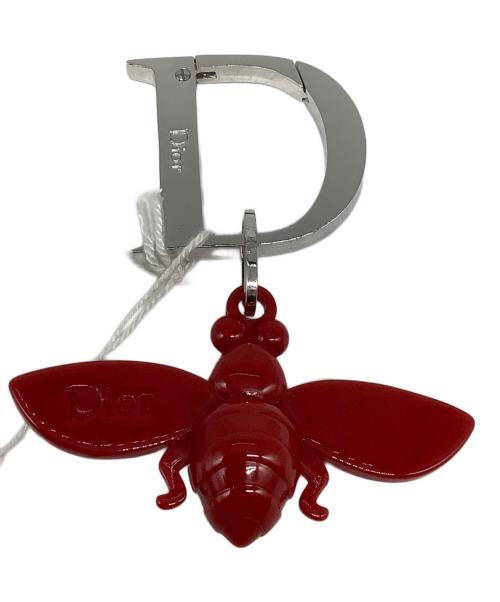 Christian Dior（クリスチャン ディオール）Christian Dior (クリスチャン ディオール) 蜂 シルバー×レッドの古着・服飾アイテム