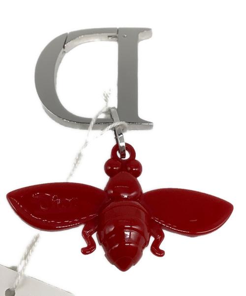 Christian Dior（クリスチャン ディオール）Christian Dior (クリスチャン ディオール) 蜂 シルバー×レッドの古着・服飾アイテム