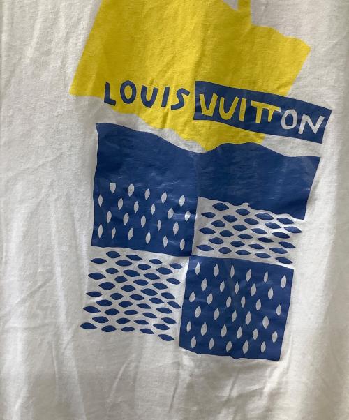 LOUIS VUITTON（ルイ ヴィトン）LOUIS VUITTON (ルイ ヴィトン) 半袖カットソー ヤシの木 ベージュ サイズ:Lの古着・服飾アイテム