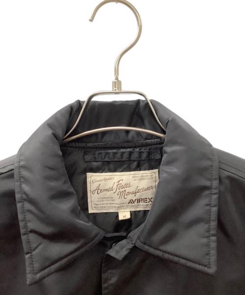 AVIREX（アヴィレックス）AVIREX (アヴィレックス) 中綿ジャケット ブラック サイズ:Mの古着・服飾アイテム