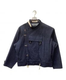 karaku（カラク）の古着「13ozデニム スウェーデン軍モーターサイクルジャケット」｜インディゴ