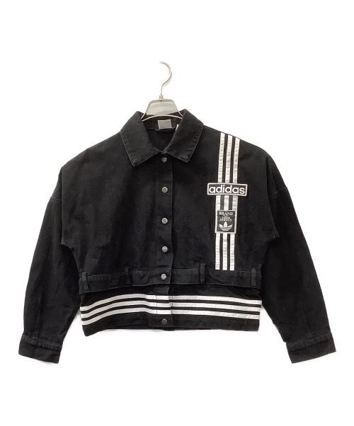 adidas Originals（アディダスオリジナル）adidas Originals (アディダスオリジナル) アディブレイク デニム 2-In-1 トラックトップ ブラック サイズ:Sの古着・服飾アイテム