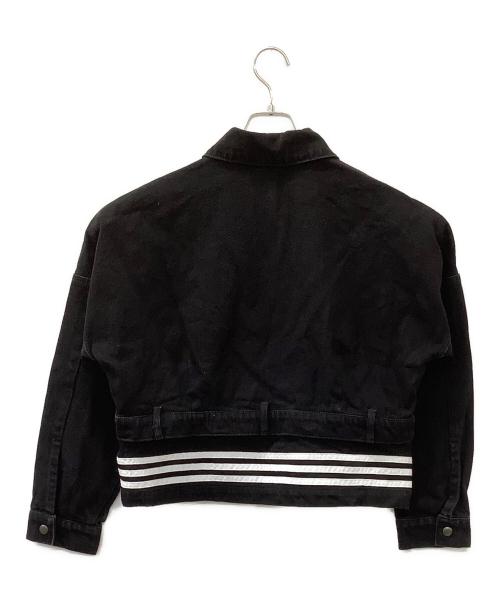 adidas Originals（アディダスオリジナル）adidas Originals (アディダスオリジナル) アディブレイク デニム 2-In-1 トラックトップ ブラック サイズ:Sの古着・服飾アイテム