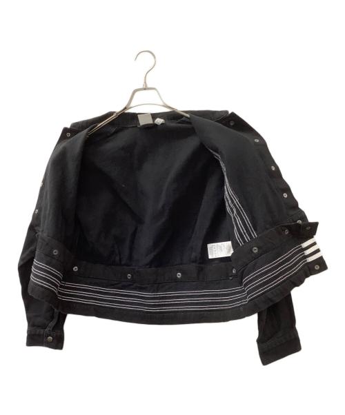 adidas Originals（アディダスオリジナル）adidas Originals (アディダスオリジナル) アディブレイク デニム 2-In-1 トラックトップ ブラック サイズ:Sの古着・服飾アイテム