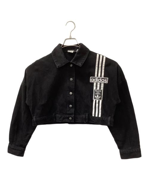 adidas Originals（アディダスオリジナル）adidas Originals (アディダスオリジナル) アディブレイク デニム 2-In-1 トラックトップ ブラック サイズ:Sの古着・服飾アイテム