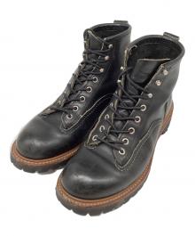 RED WING（レッドウィング）の古着「ラインマン」｜ブラック