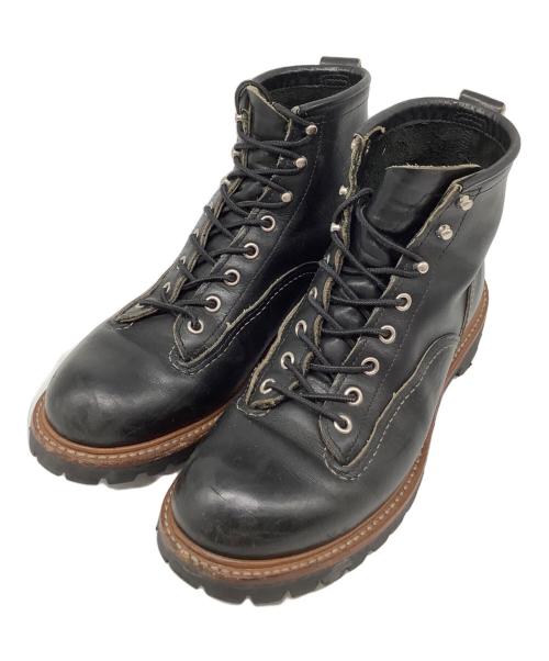 RED WING（レッドウィング）RED WING (レッドウィング) ラインマン ブラック サイズ:USA 8の古着・服飾アイテム