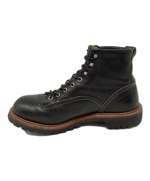 RED WING（レッドウィング）RED WING (レッドウィング) ラインマン ブラック サイズ:USA 8の古着・服飾アイテム