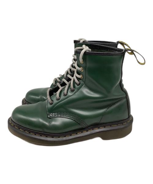 Dr.Martens（ドクターマーチン）Dr.Martens (ドクターマーチン) 8ホールブーツ グリーン サイズ:UK 6の古着・服飾アイテム