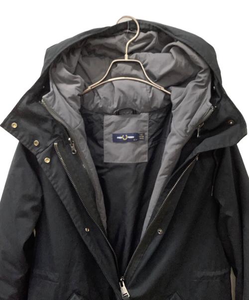 FRED PERRY（フレッドペリー）FRED PERRY (フレッドペリー) ライナー付モッズコート ブラック サイズ:UK10の古着・服飾アイテム