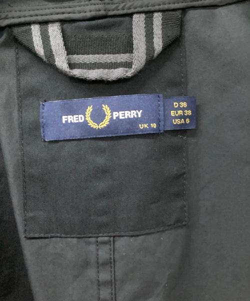 FRED PERRY（フレッドペリー）FRED PERRY (フレッドペリー) ライナー付モッズコート ブラック サイズ:UK10の古着・服飾アイテム