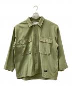TIGHTBOOTH PRODUCTIONタイトブースプロダクション）の古着「ライトミリタリーコート」｜オリーブ